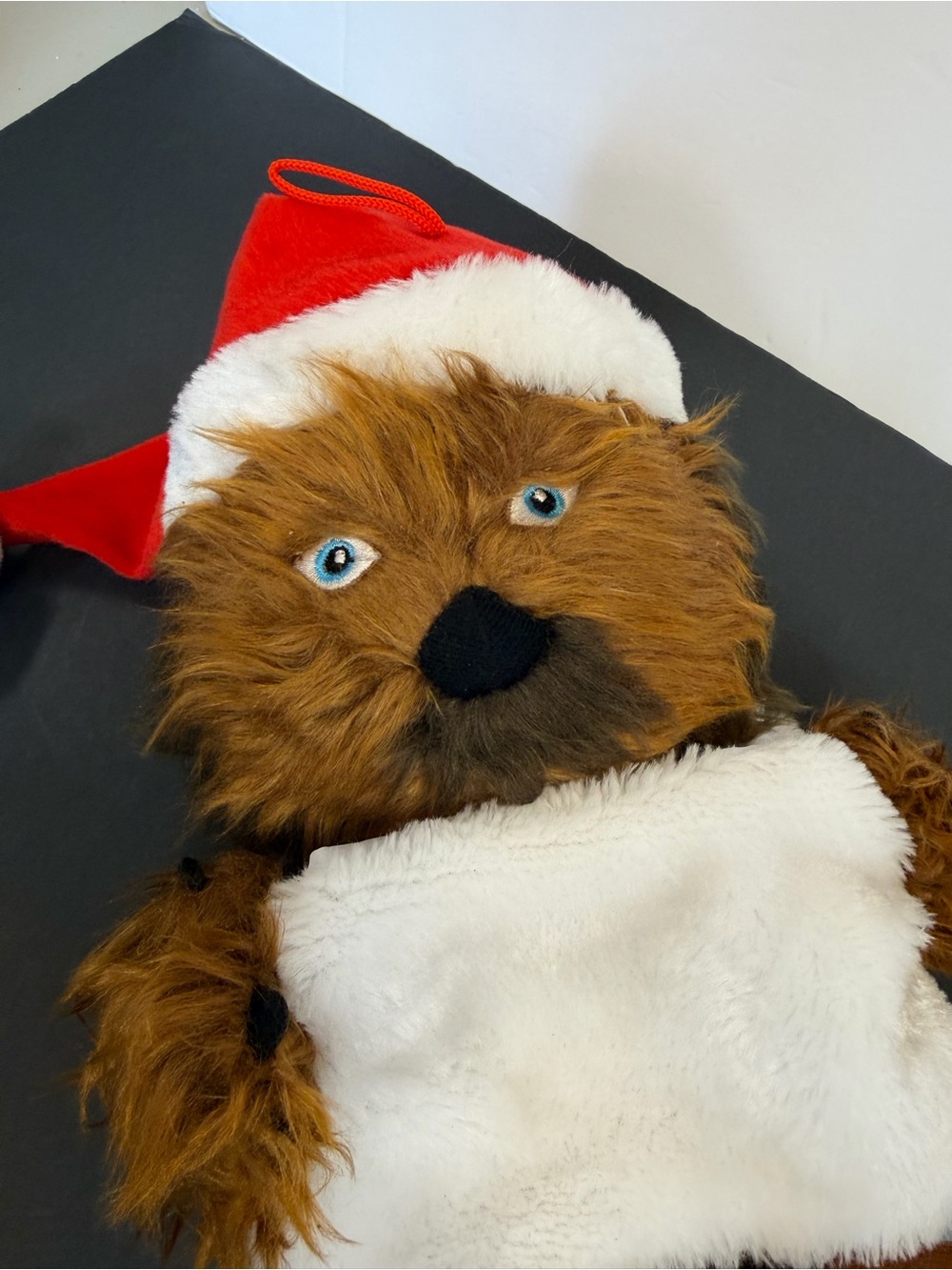 Star Wars Chewbacca Head Christmas Stocking Kurt Adler Disney EUC - Picture 2 of 8